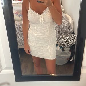 White lace dress